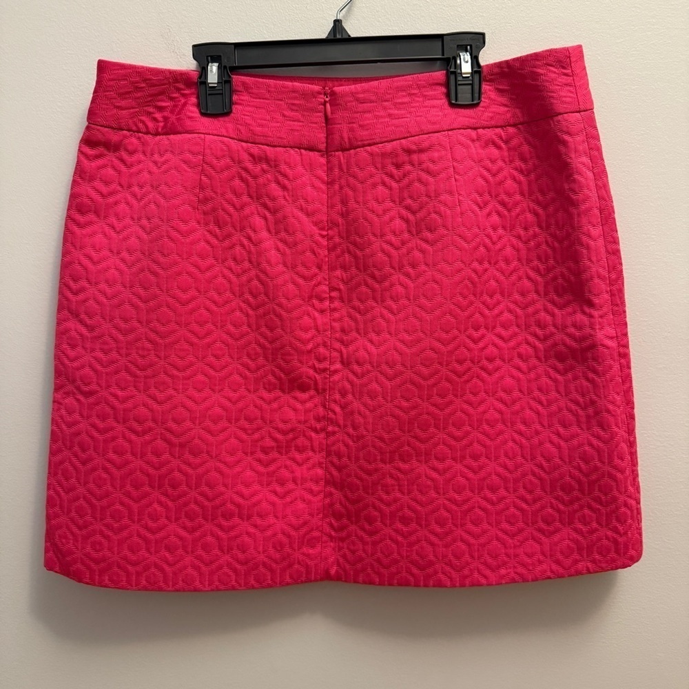 Worthington Vibrant Pink Quilted Mini Skirt - Picture 2 of 3